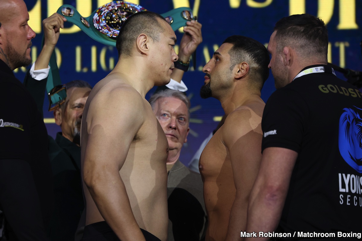 The Heavyweights Weigh-In (Three Of The Four, Anyway) – Zhang 287.5, Kabayel 241, Parker 267