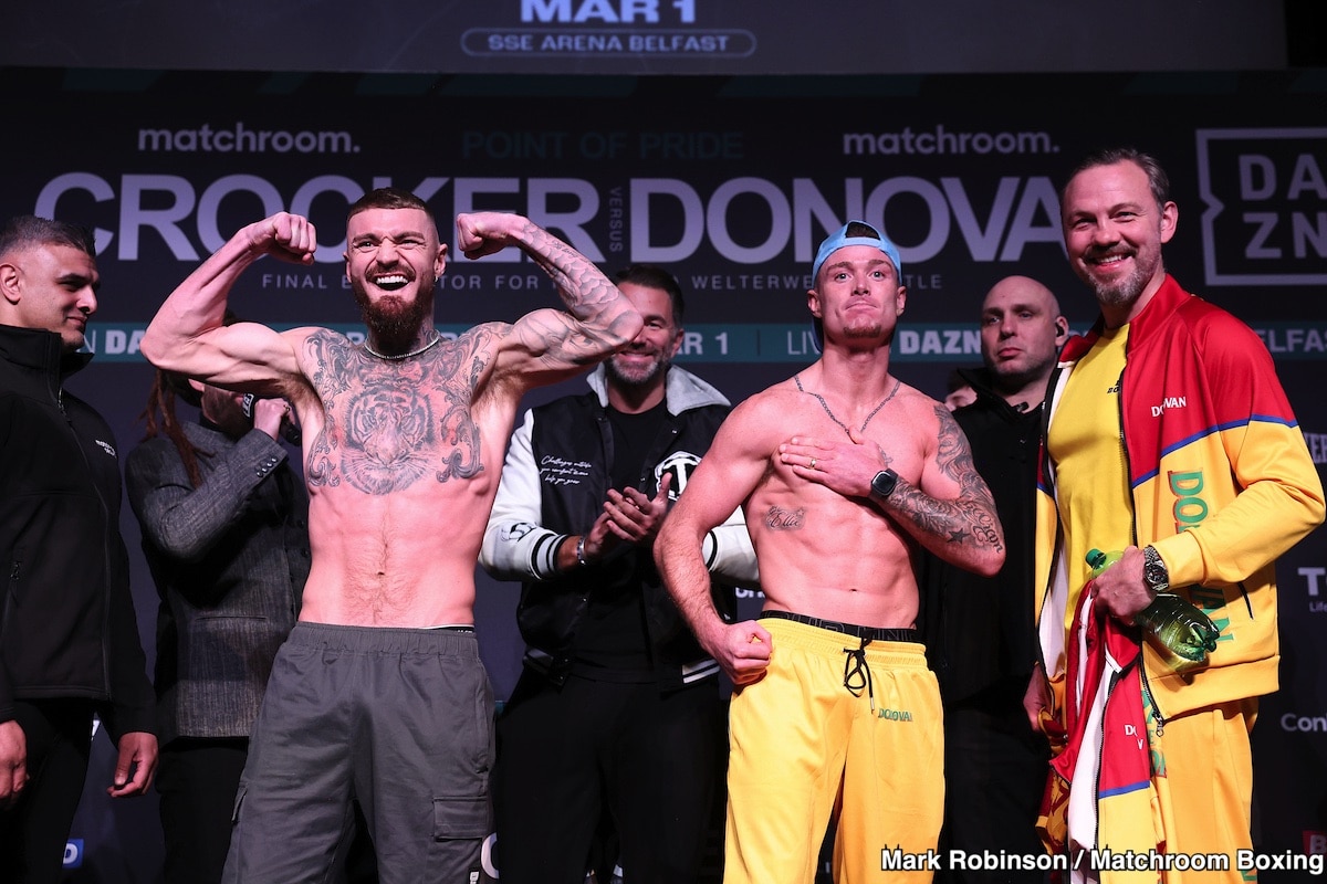 Paddy Donovan vs. Lewis Crocker This Saturday Live On DAZN