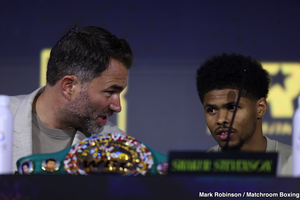 Eddie Hearn's Sugar Ray Leonard Comparison for Shakur Stevenson: A Stretch