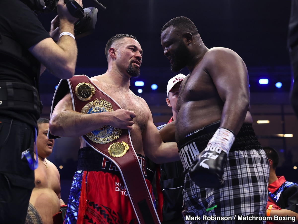 “Angry” Joseph Parker Feels He'll Have To Have One More Fight Before Getting A World Title Shot