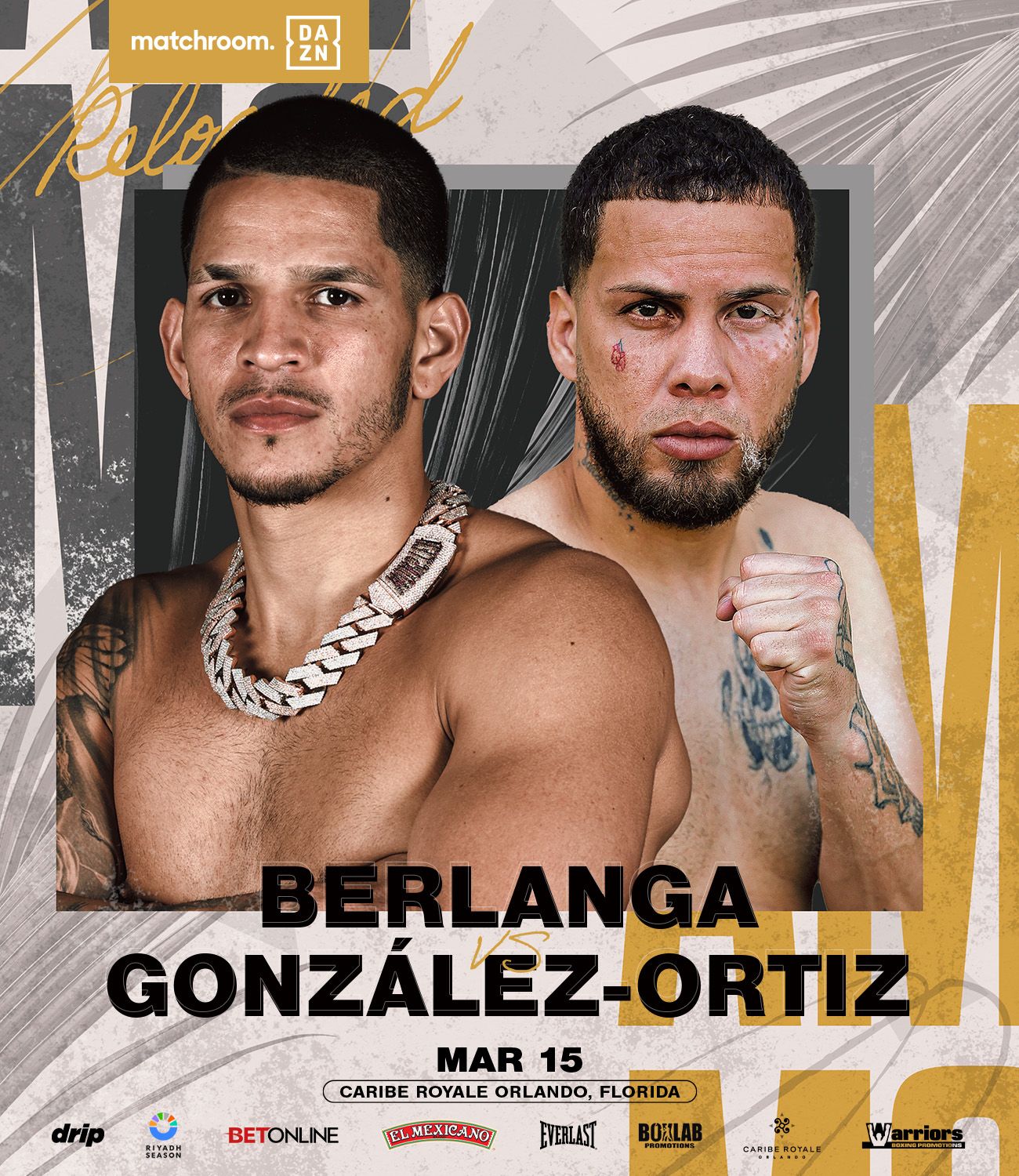 March 15th: Edgar Berlanga vs. Jonathan Gonzalez-Ortiz on DAZN