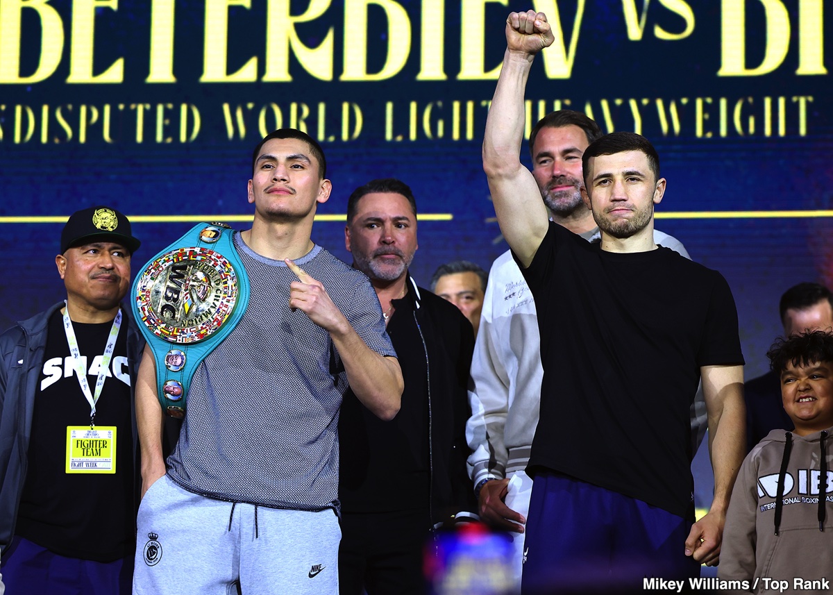 DAZN PPV Official Weights: Beterbiev vs. Bivol 2 - For Saturday