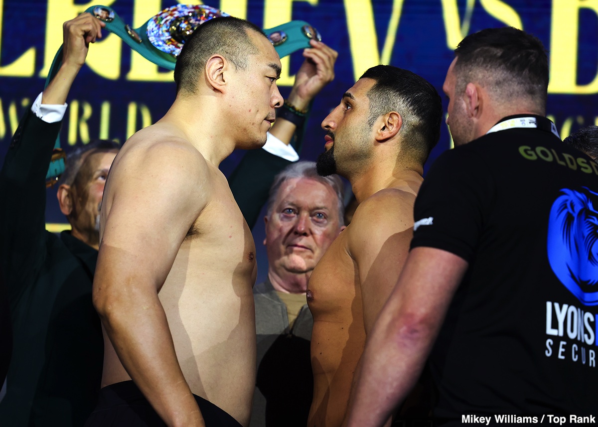 DAZN PPV Official Weights: Beterbiev vs. Bivol 2 - For Saturday