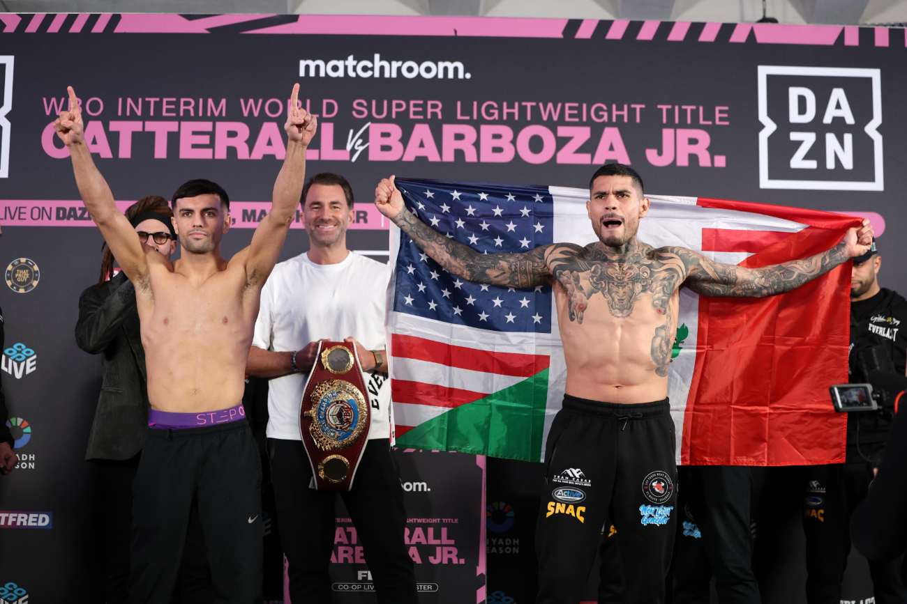 Boxing Tonight: Catterall vs. Barboza Jr. – Live Results