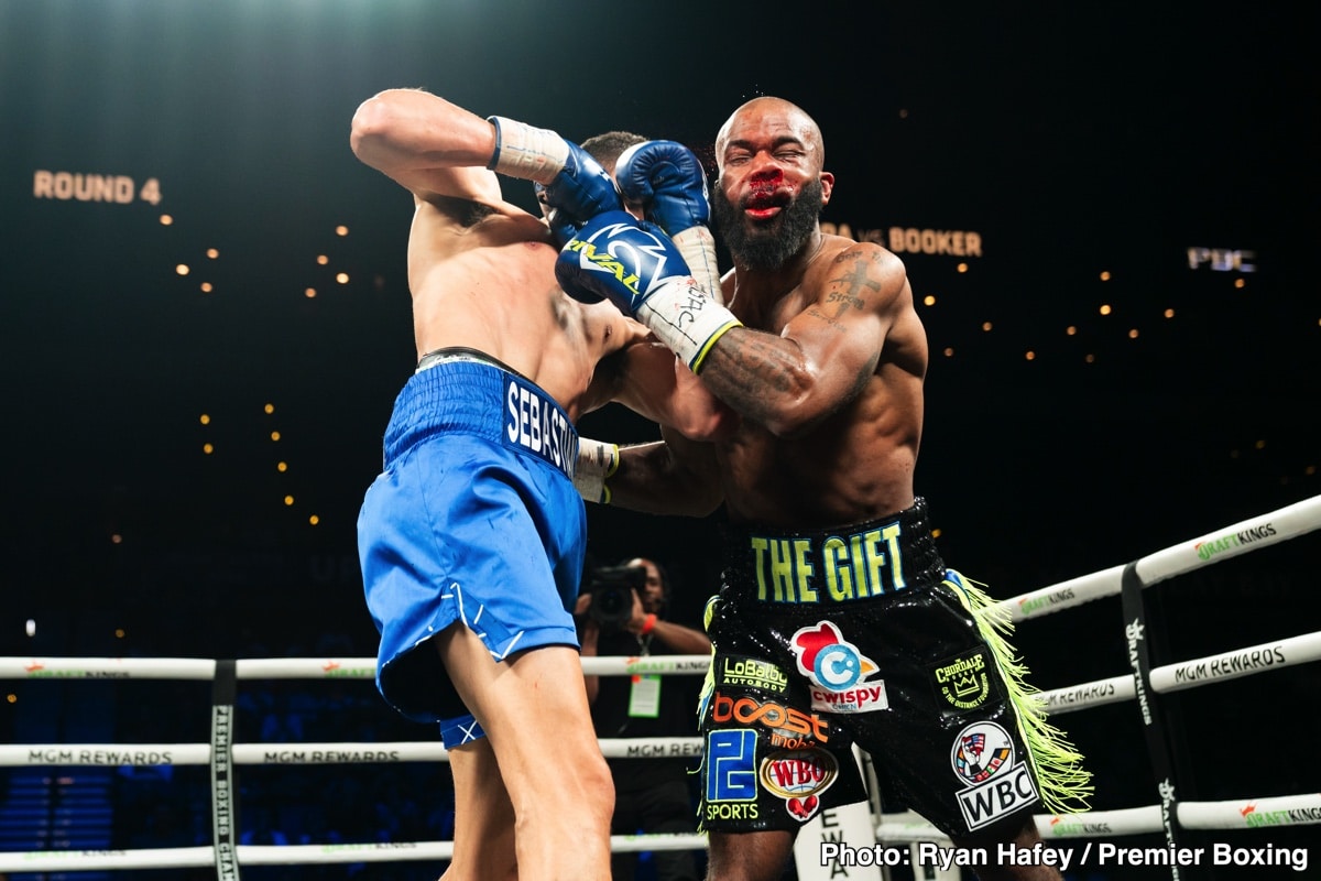 Fundora's Size and Work Rate Overwhelm Booker, Resulting in Bloody Fourth-Round Stoppage - Boxing Results