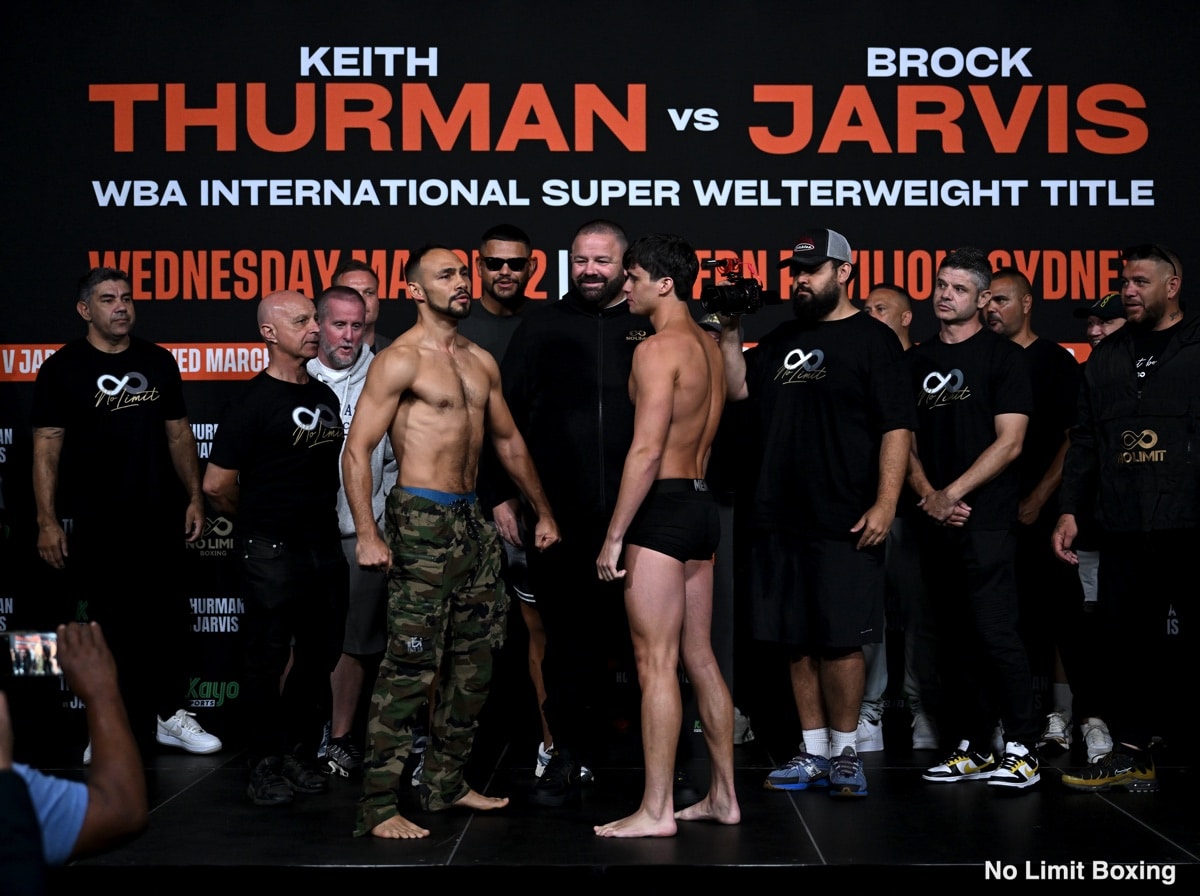 PBC Weights: Keith Thurman vs. Brock Jarvis