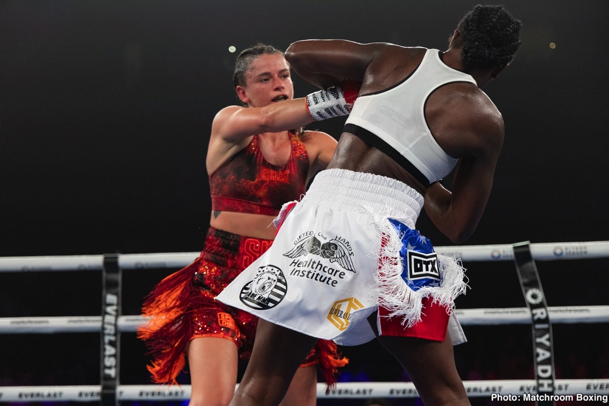 Tiara Brown Silences Aussie Crowd, Snatches Nicolson’s Belt — Then Asks for Cupcakes