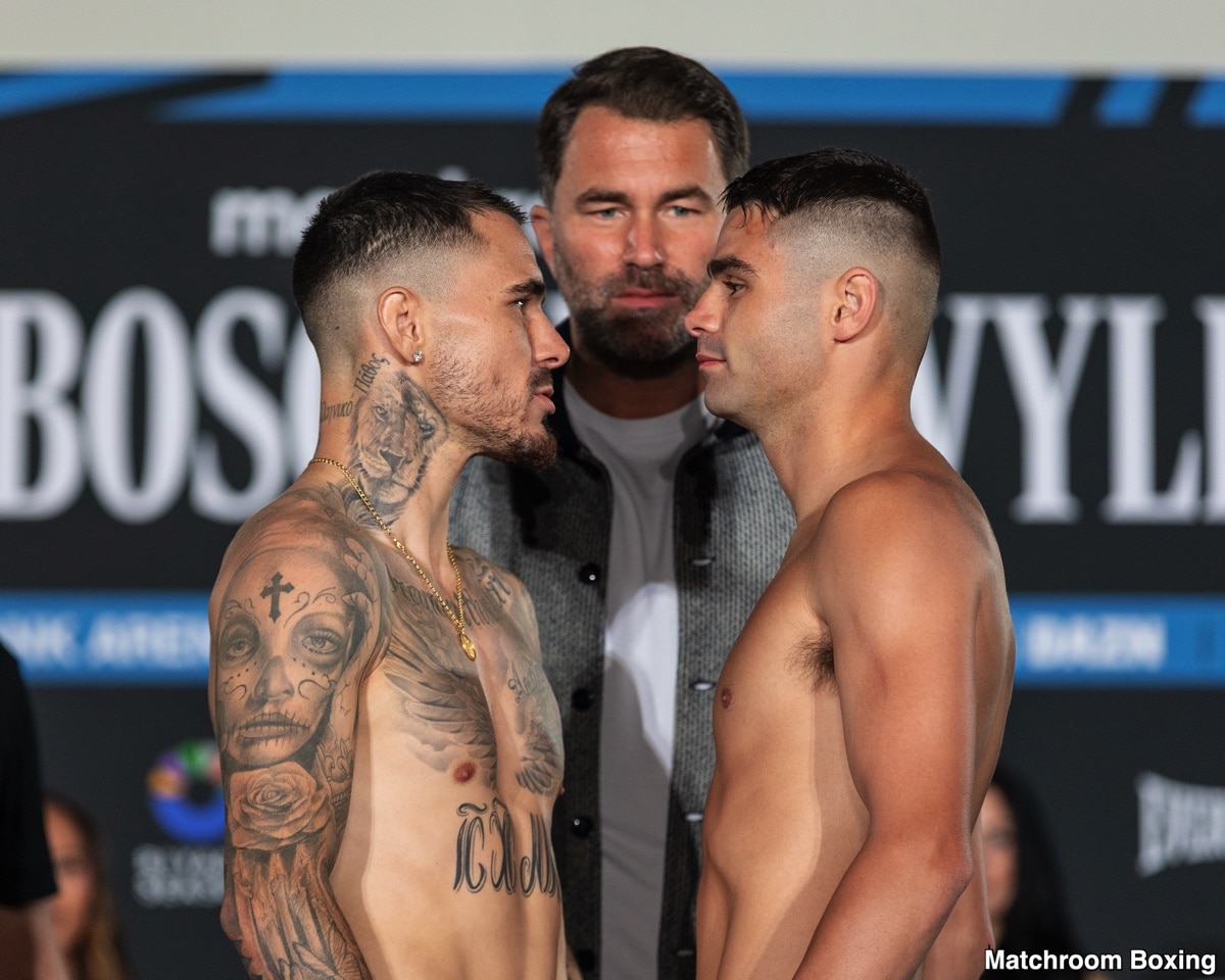 DAZN Official Weights: Kambosos Jr. vs. Wyllie - For Saturday in Sydney