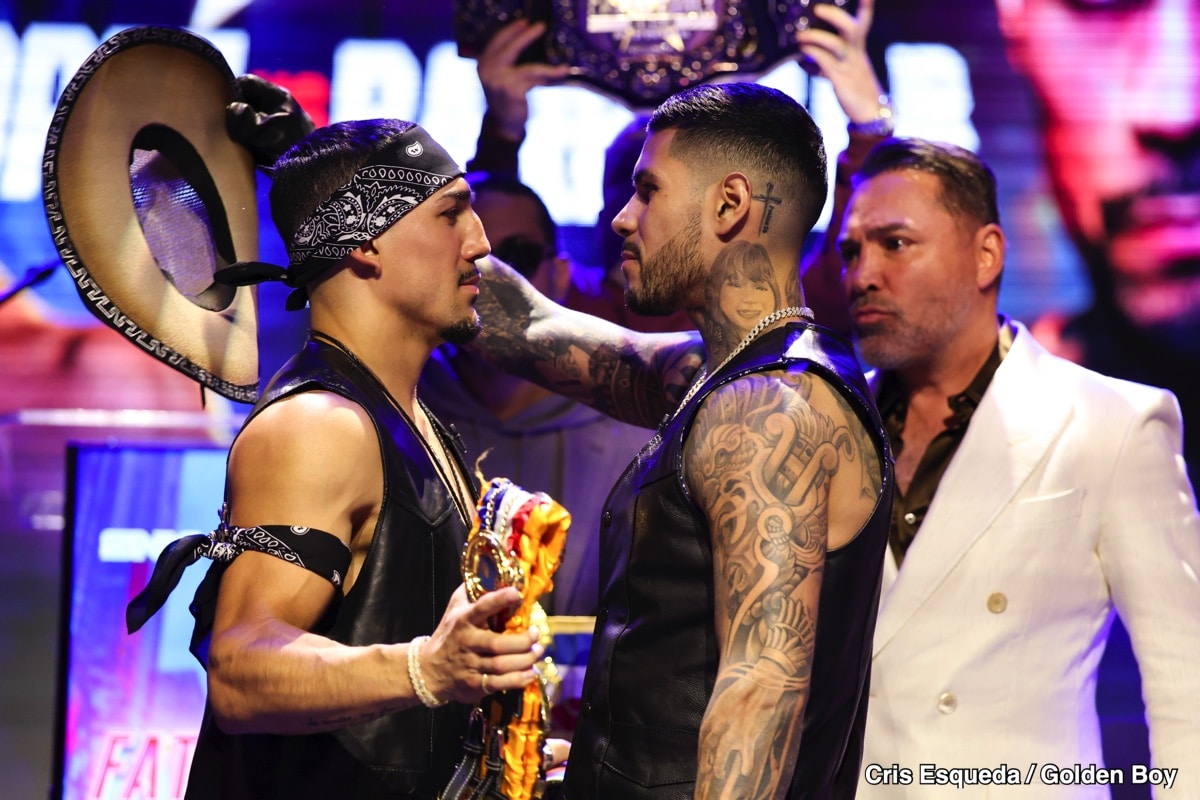 Makeup-Clad Teofimo Lopez Dominates Chaotic Press Conference, Slaps Arnold Barboza Jr., and Roasts Devin Haney