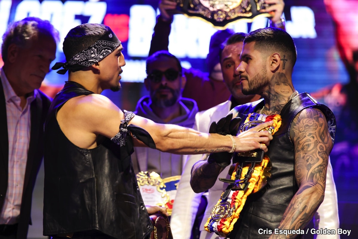 Makeup-Clad Teofimo Lopez Dominates Chaotic Press Conference, Slaps Arnold Barboza Jr., and Roasts Devin Haney