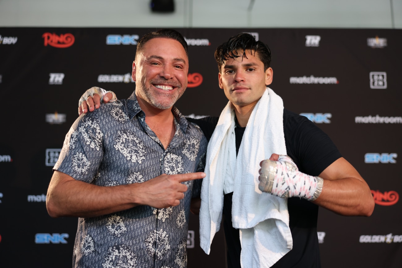 De La Hoya Believes Romero's Quiet Demeanor Conceals a Dangerous Plan for Ryan Garcia Fight