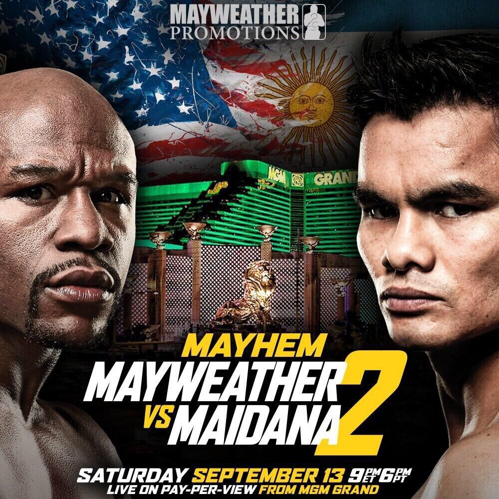 Mayweather vs. Maidana II Set For Sept. 13 Live on SHO PPV